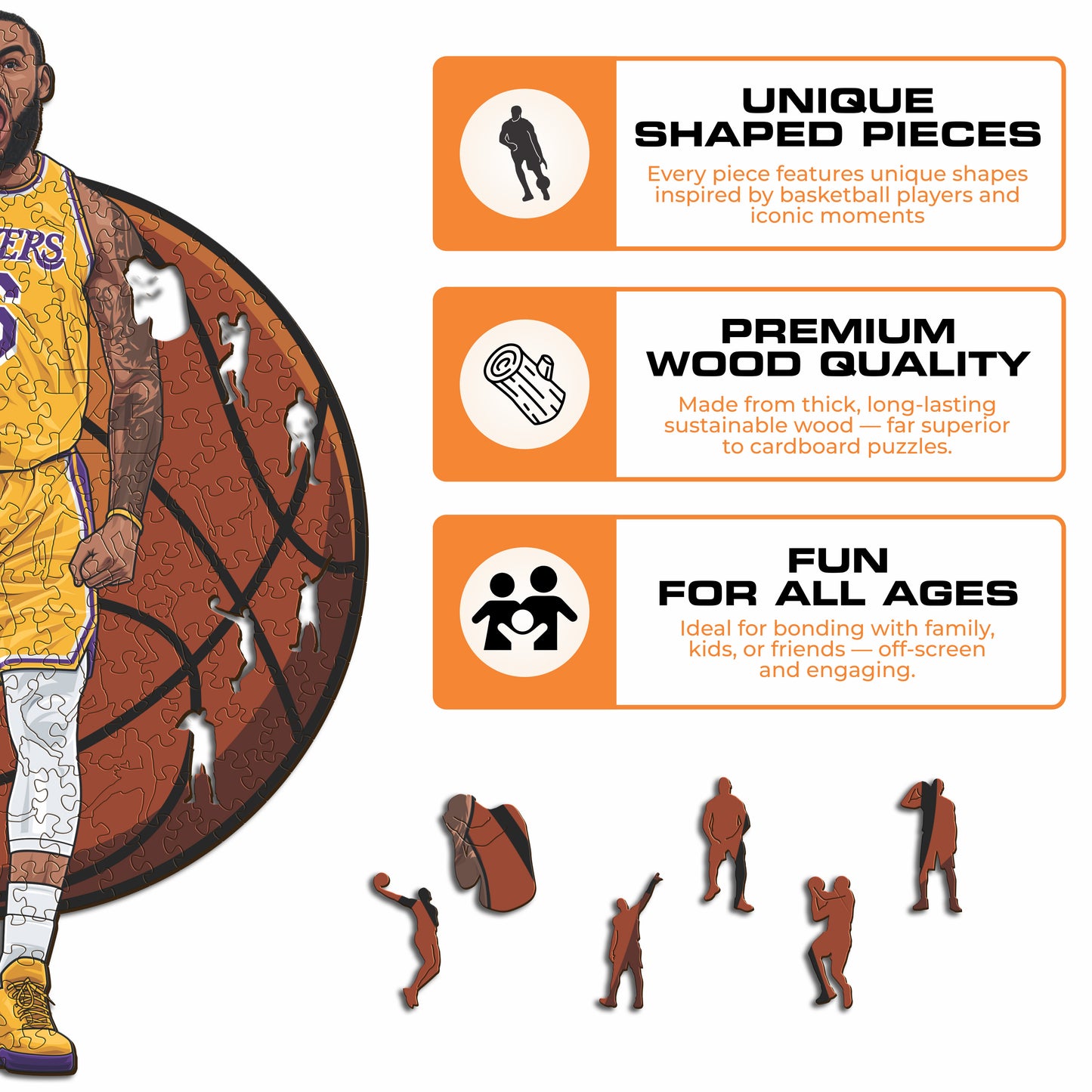 LeBron James - Holzpuzzle