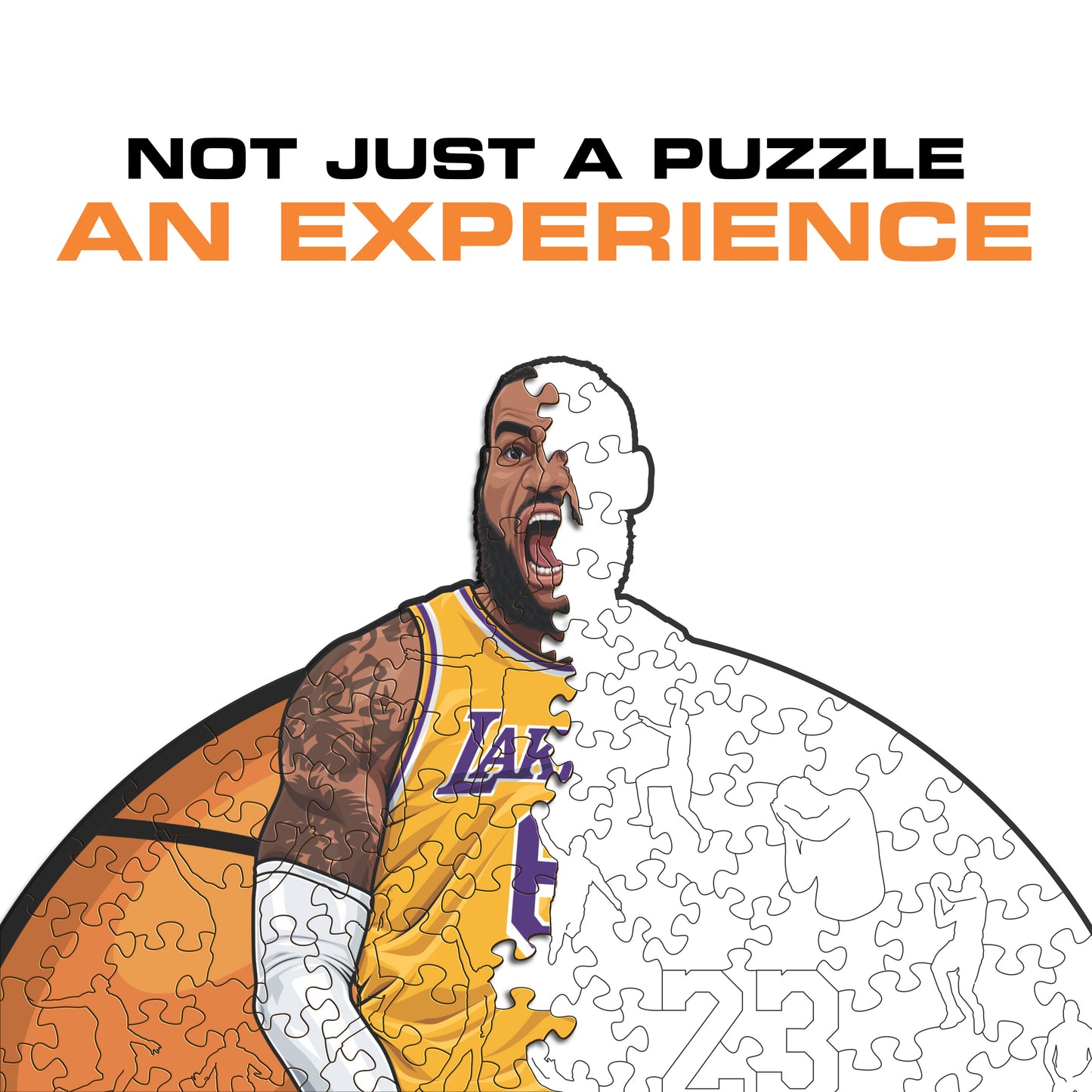 LeBron James - Holzpuzzle