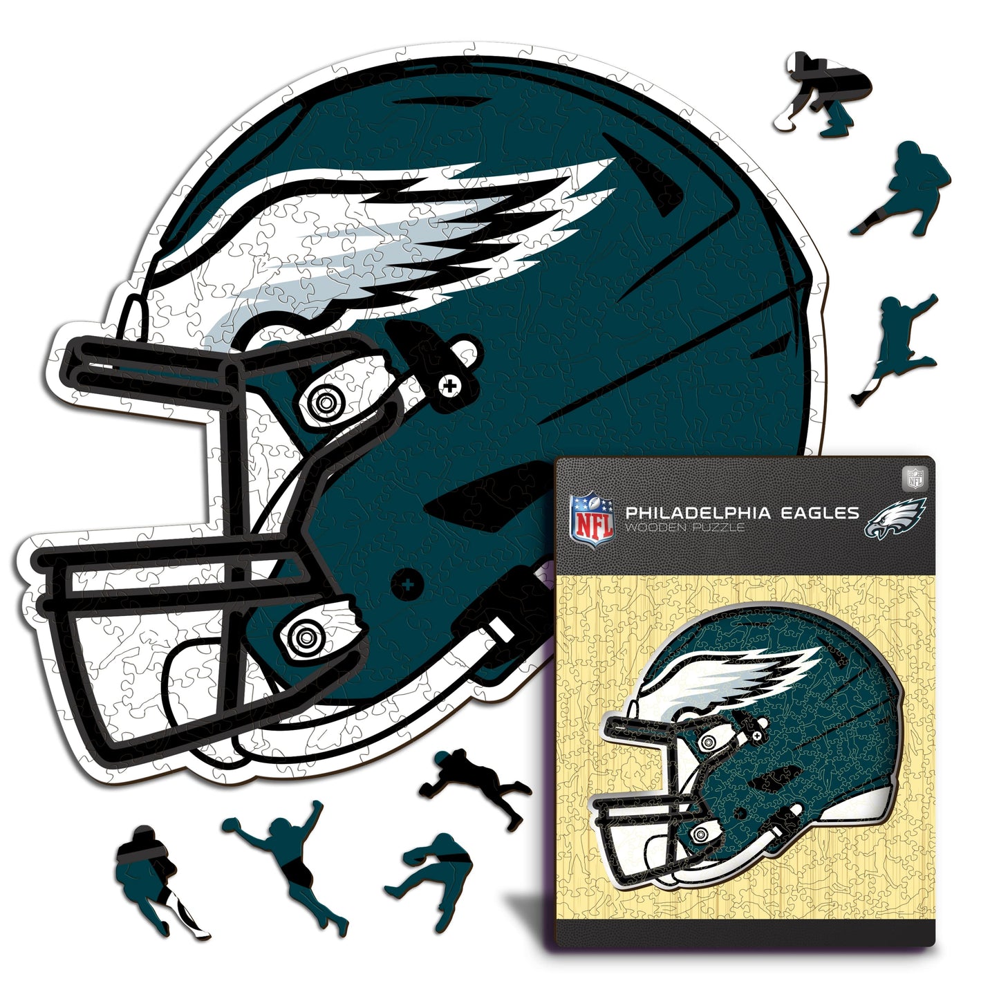 Philadelphia Eagles™ Helm - Holzpuzzle