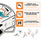 Miami Dolphins™ Helm - Holzpuzzle