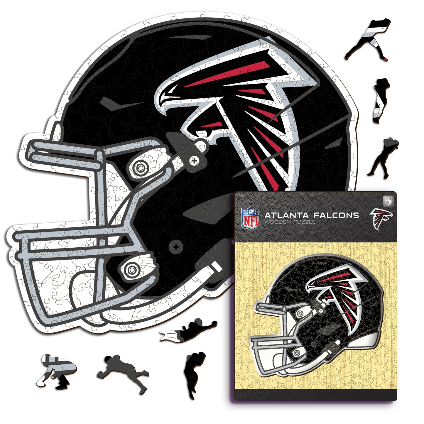 Atlanta Falcons™ Helm - Holzpuzzle