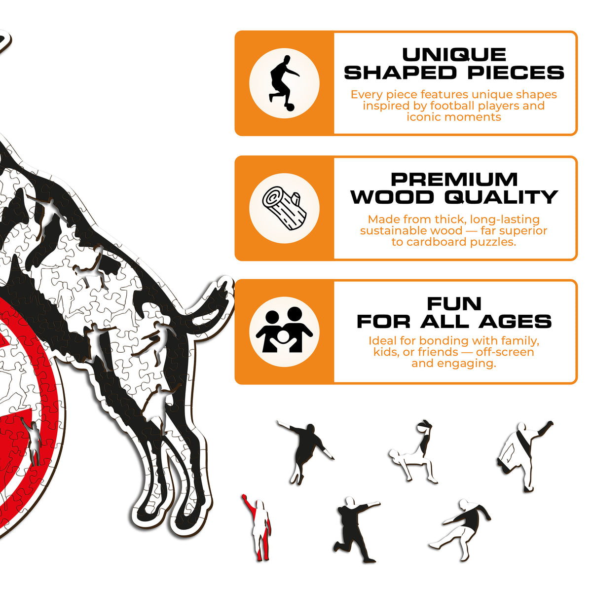 FC Koln® Logo Holzpuzzle