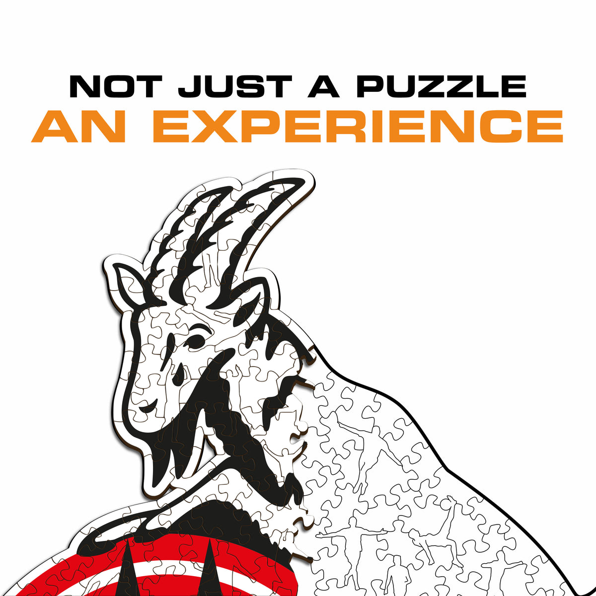 FC Koln® Logo Holzpuzzle