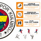 Fenerbahçe S.K.® Logo - Holzpuzzle