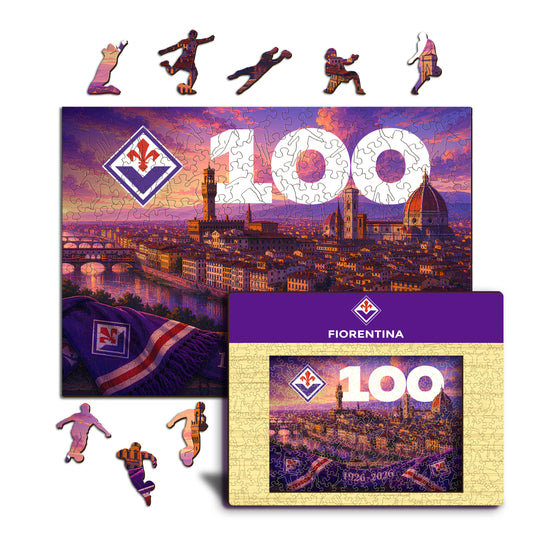 ACF Fiorentina 100-Jahre-Jubiläum Holzpuzzle
