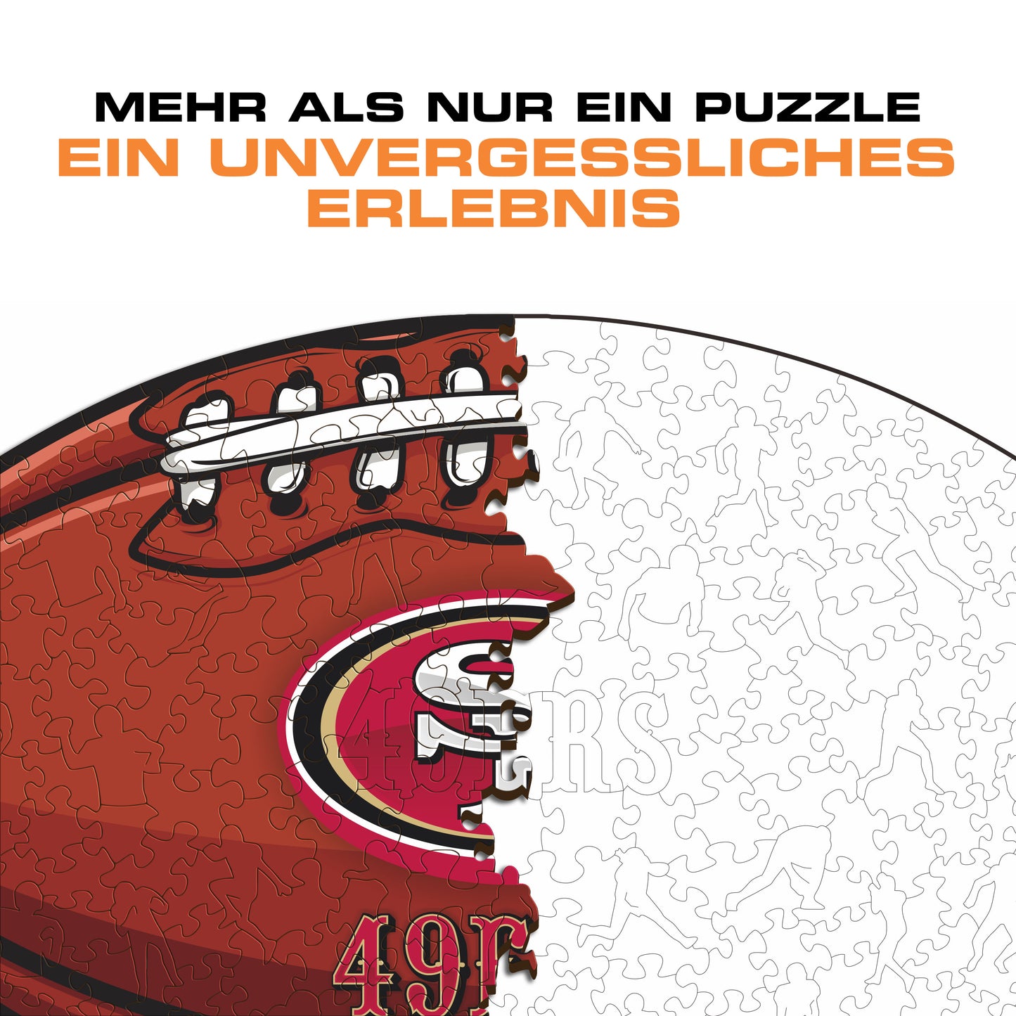 San Francisco 49ers™ Football - Holzpuzzle