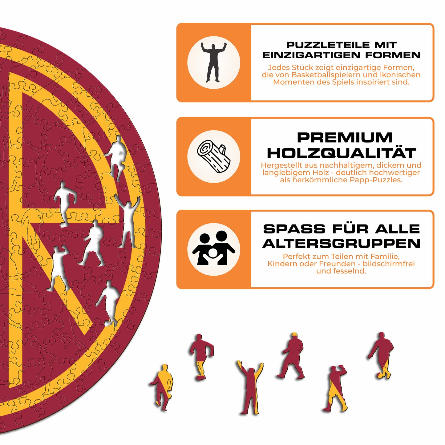 AS Roma® Logo Heritage - Holzpuzzle