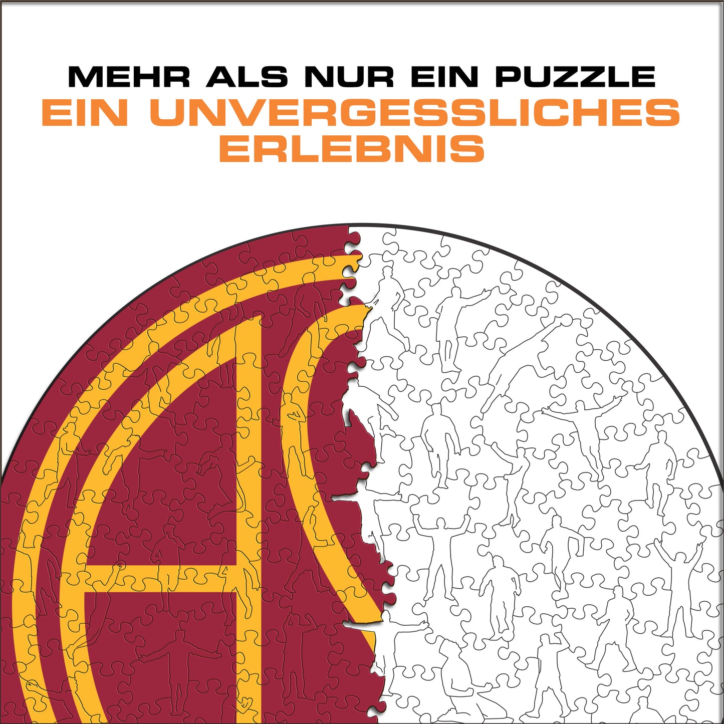 AS Roma® Logo Heritage - Holzpuzzle