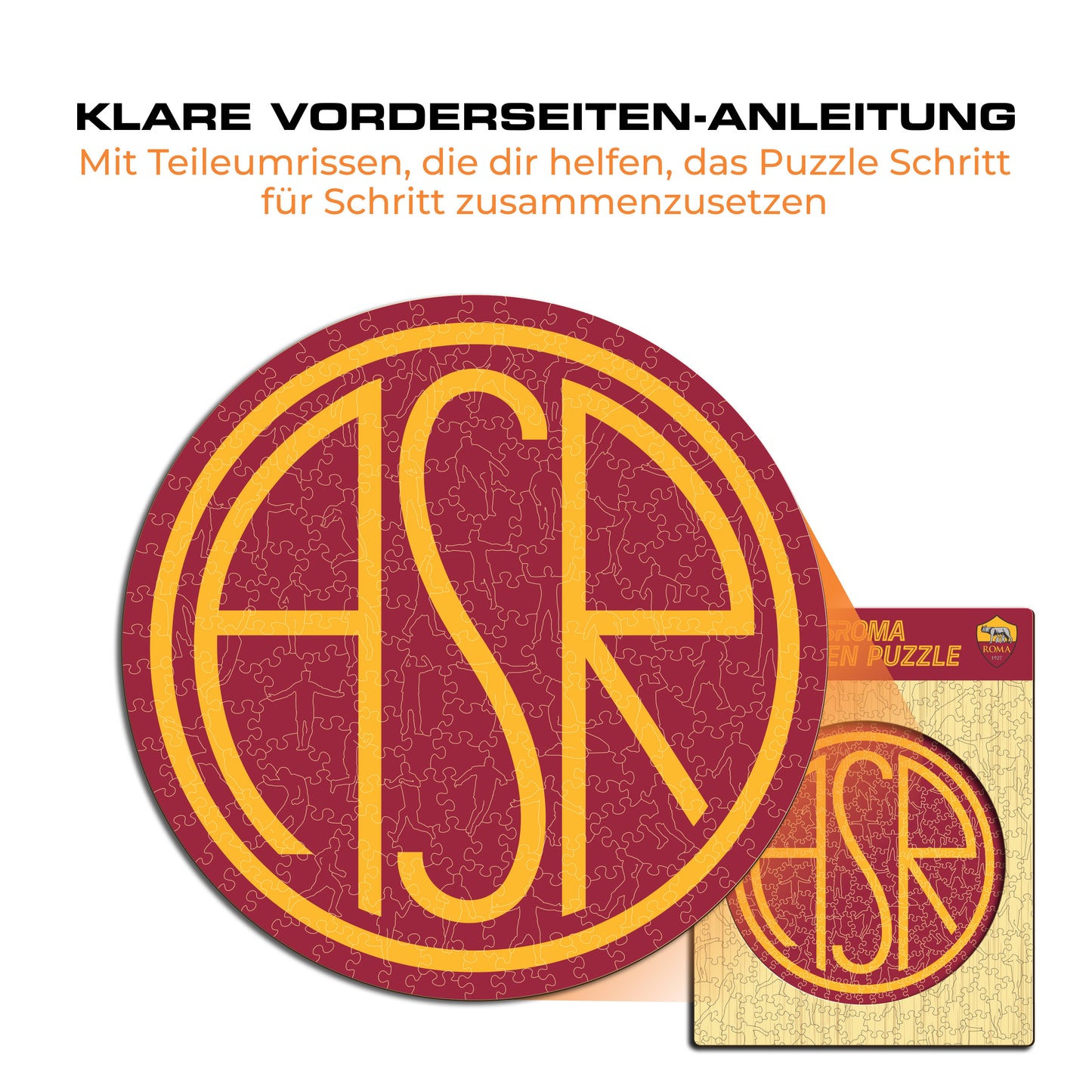 AS Roma® Logo Heritage - Holzpuzzle