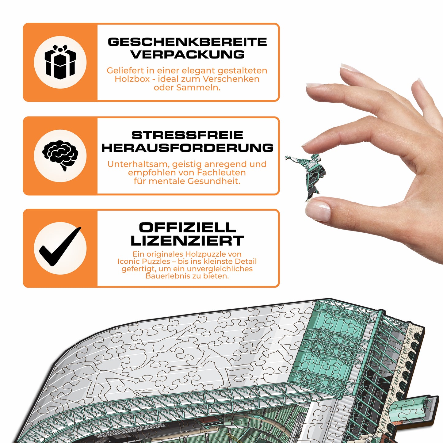 Houston Astros™ Daikin Park - Holzpuzzle