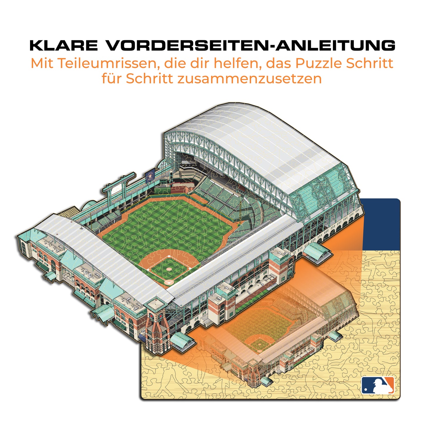 Houston Astros™ Daikin Park - Holzpuzzle