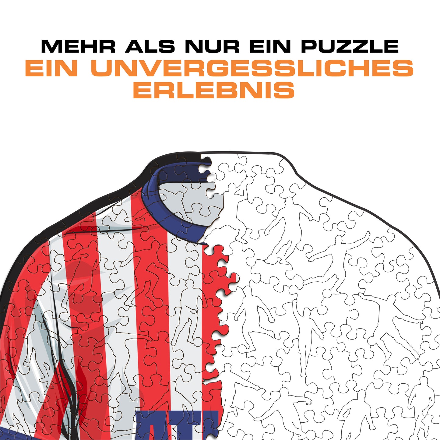 Atlético de Madrid® Jersey - Holzpuzzle