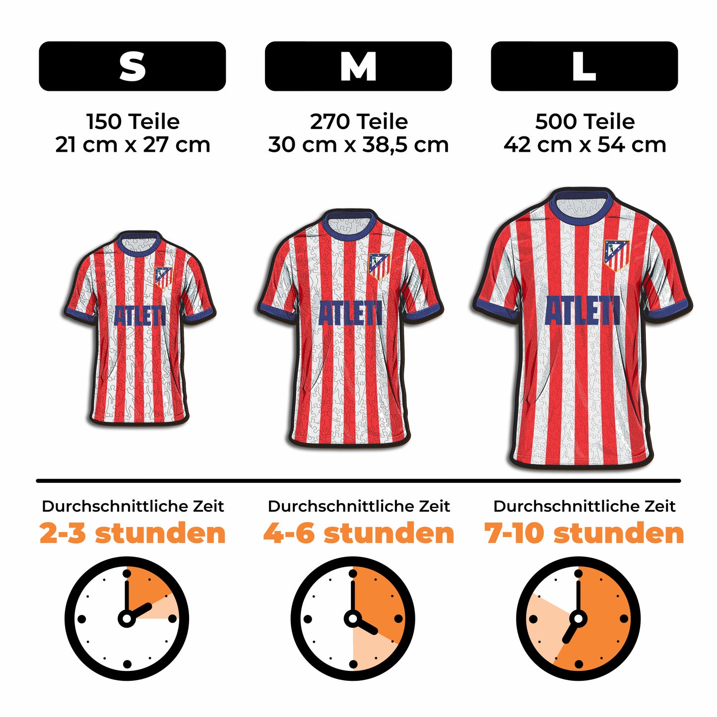 Atlético de Madrid® Jersey - Holzpuzzle