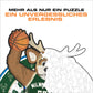 Milwaukee Bucks™ Maskottchen - Holzpuzzle