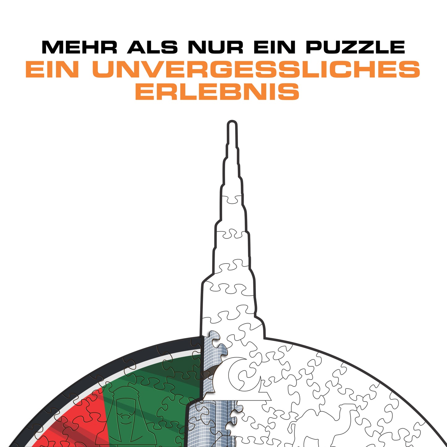 Burj Khalifa - Holzpuzzle