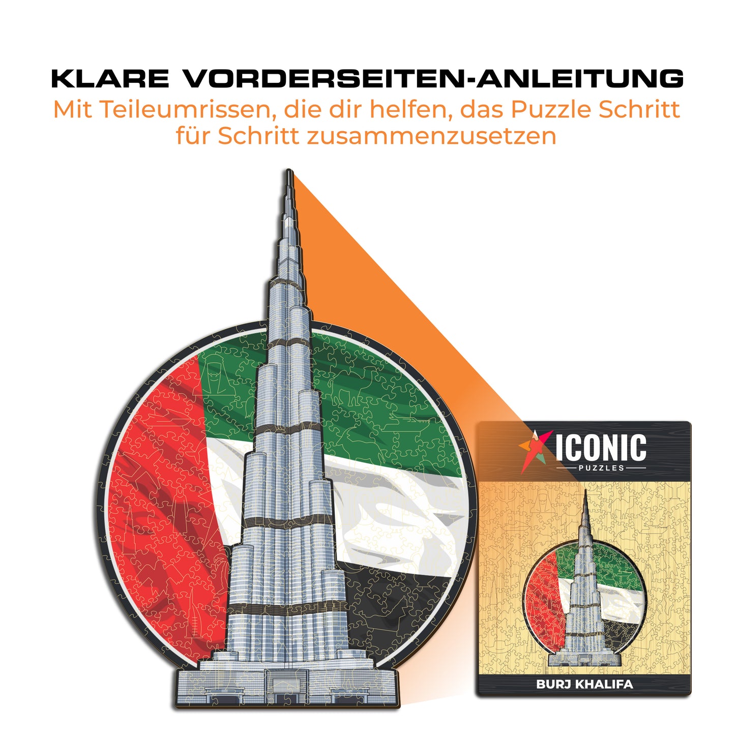 Burj Khalifa - Holzpuzzle