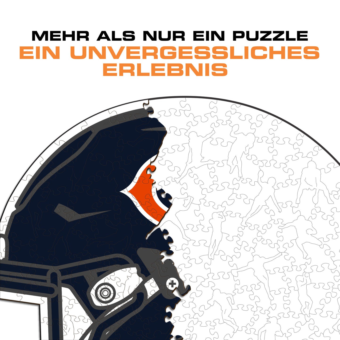 Chicago Bears™ Helm - Holzpuzzle