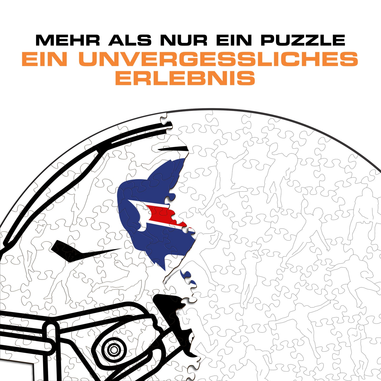 Buffalo Bills™ Helm - Holzpuzzle