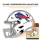 Buffalo Bills™ Helm - Holzpuzzle