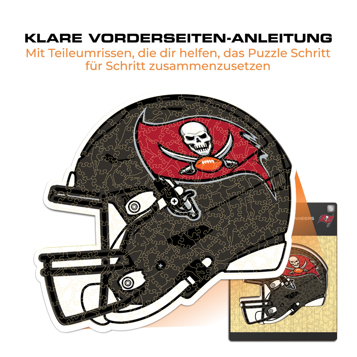 Tampa Bay Buccaneers™ Helm - Holzpuzzle