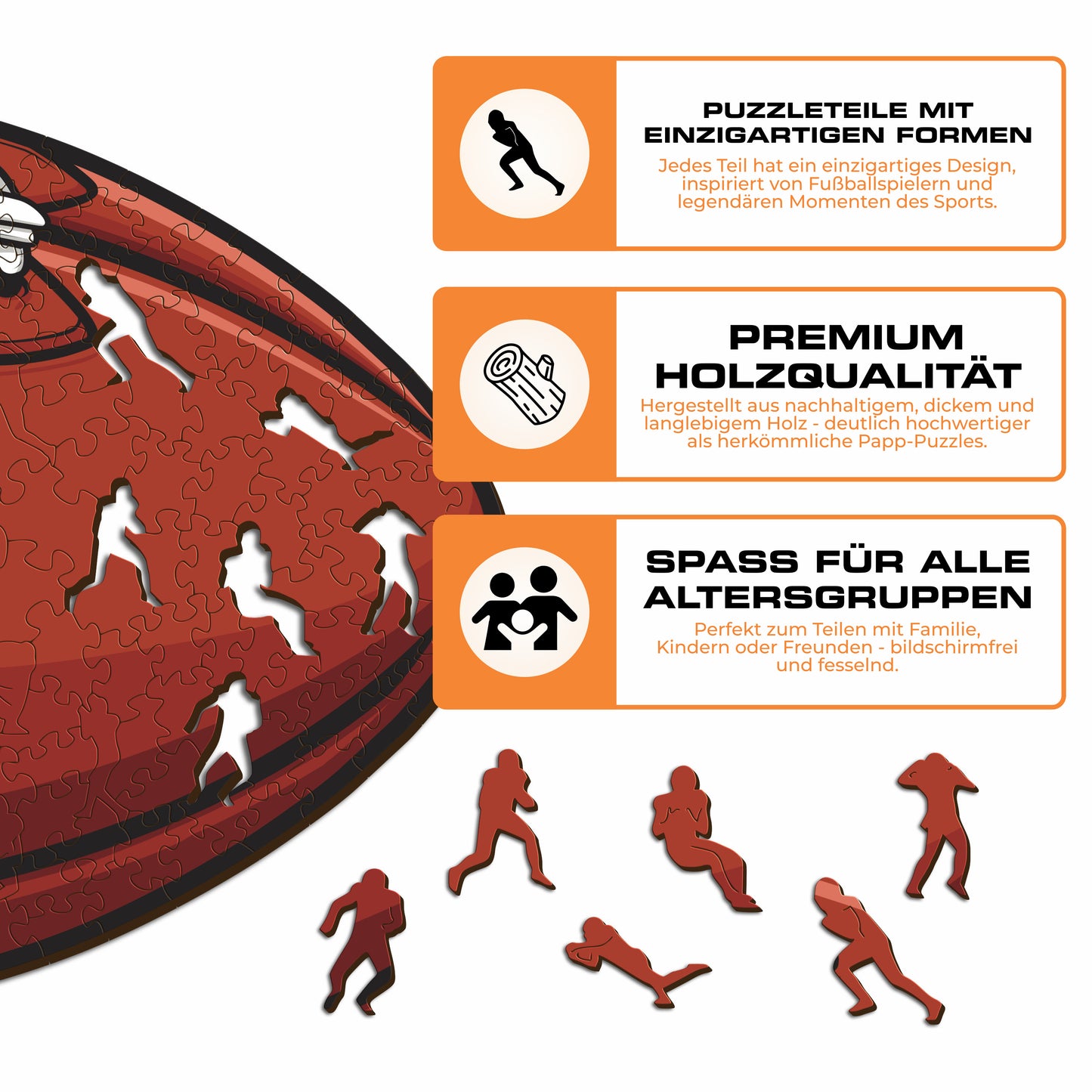 Tampa Bay Buccaneers™ Football - Holzpuzzle