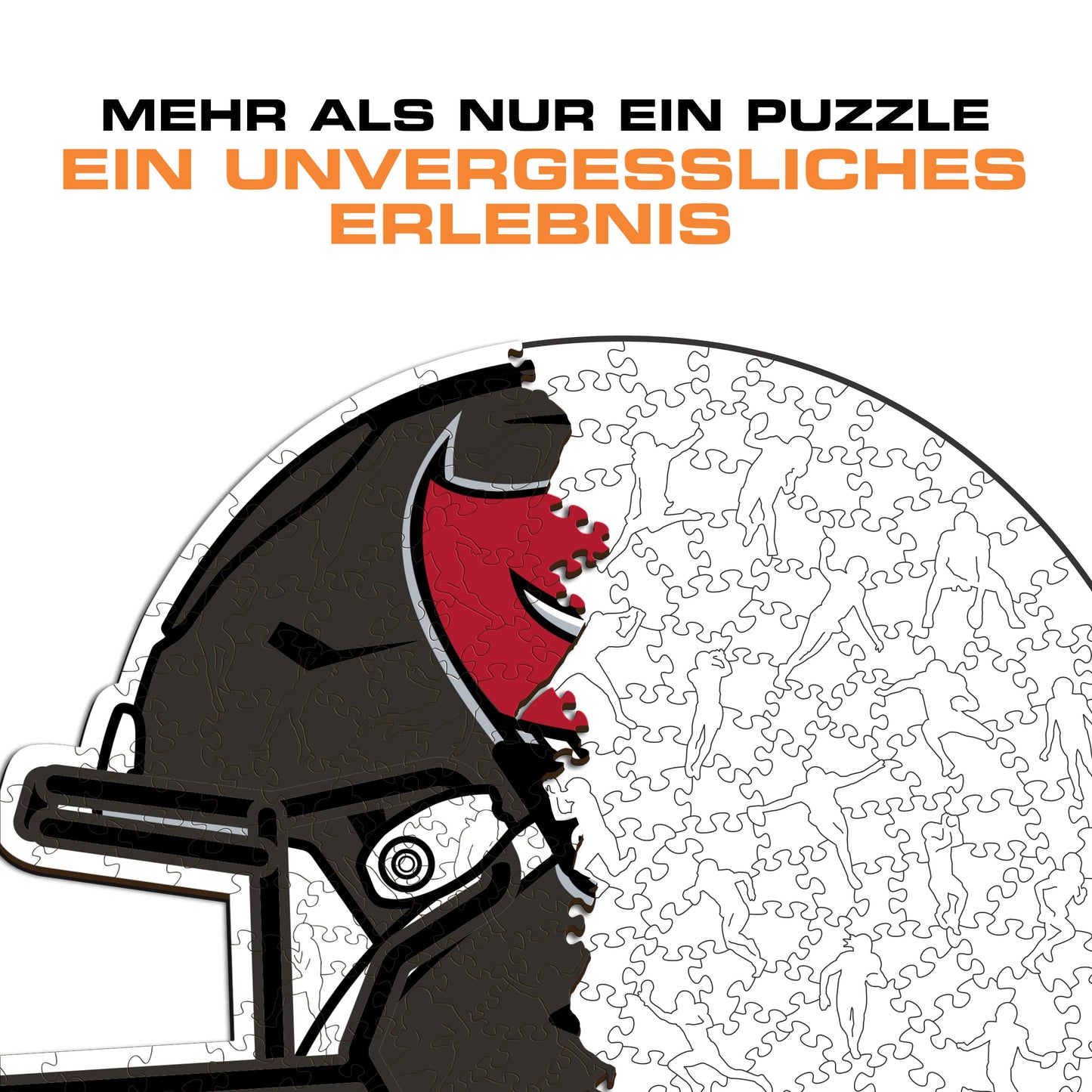 Tampa Bay Buccaneers™ Helm - Holzpuzzle