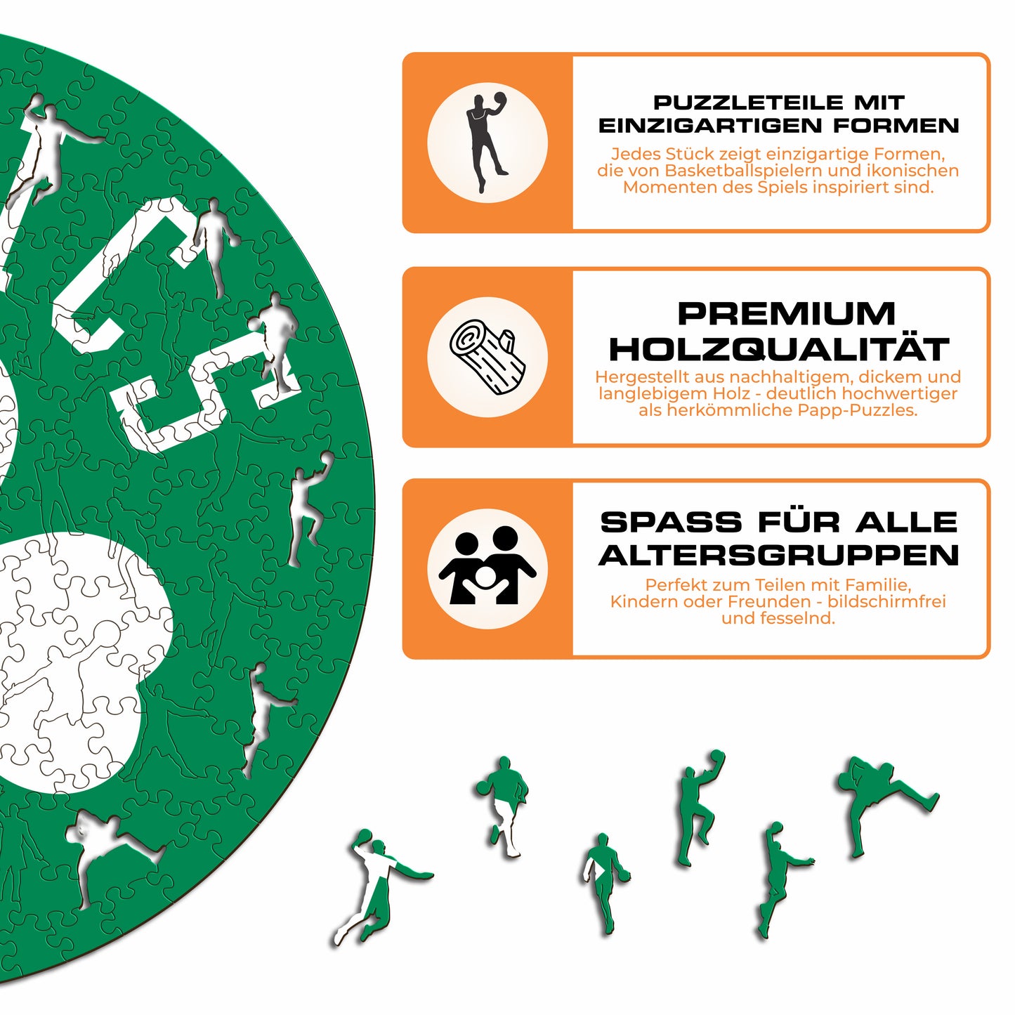 Boston Celtics™ Logo - Holzpuzzle