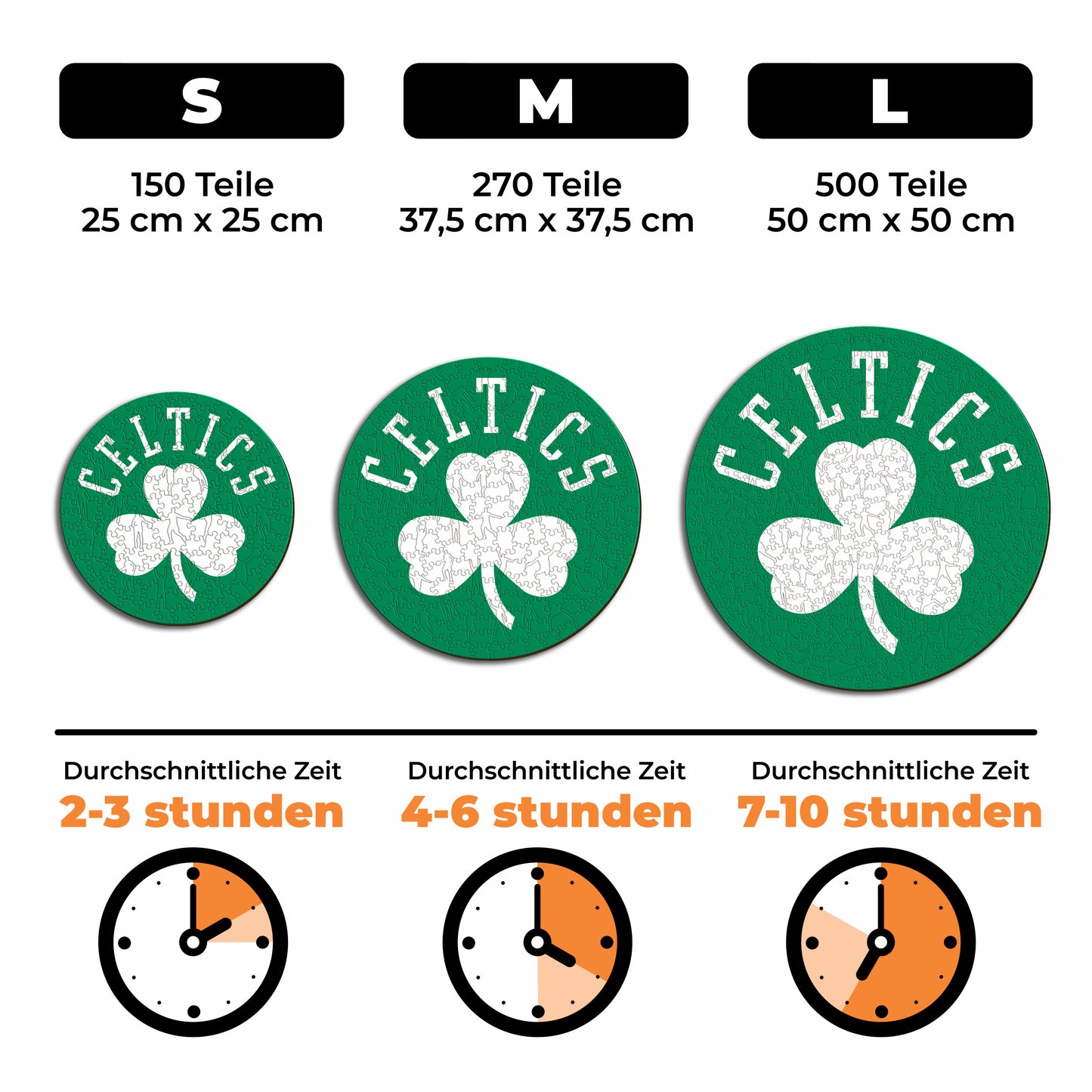 Boston Celtics™ Logo - Holzpuzzle