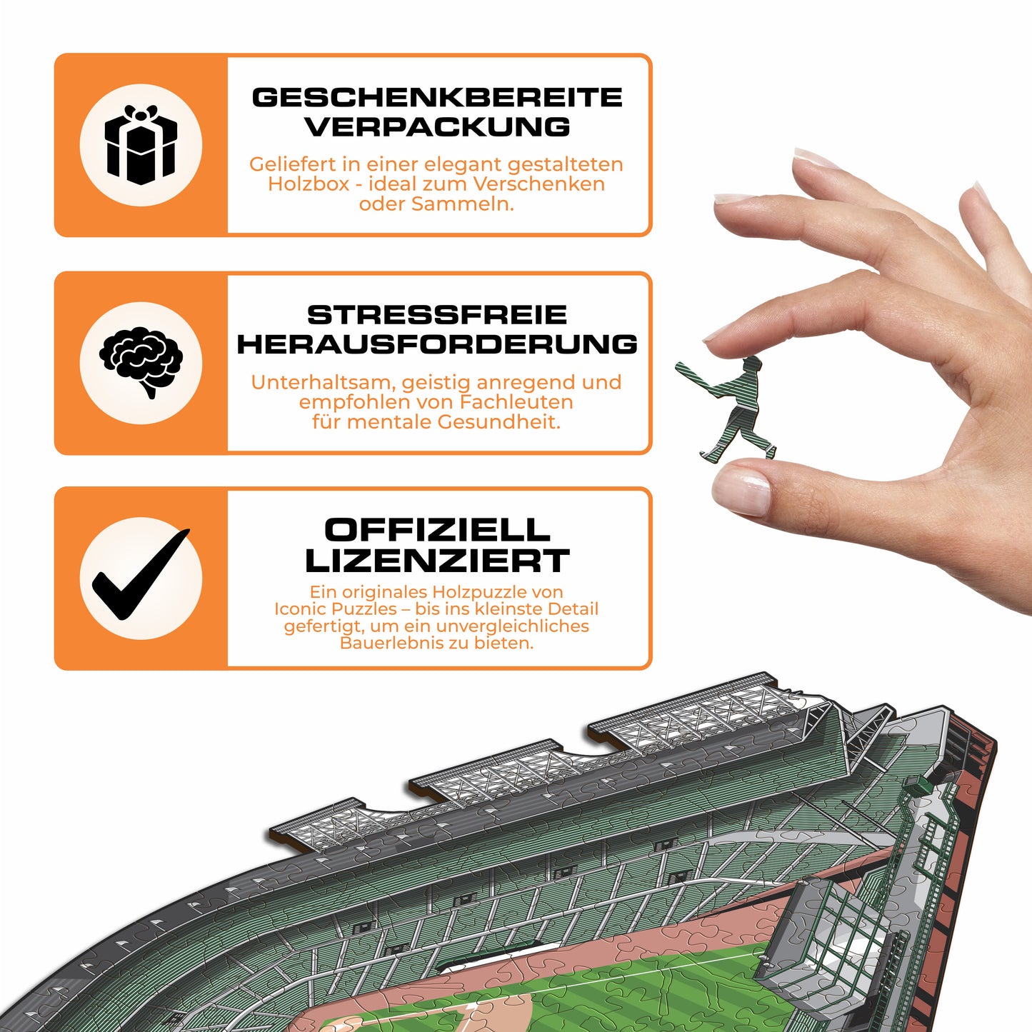 Chicago Cubs™ Wrigley Field - Holzpuzzle