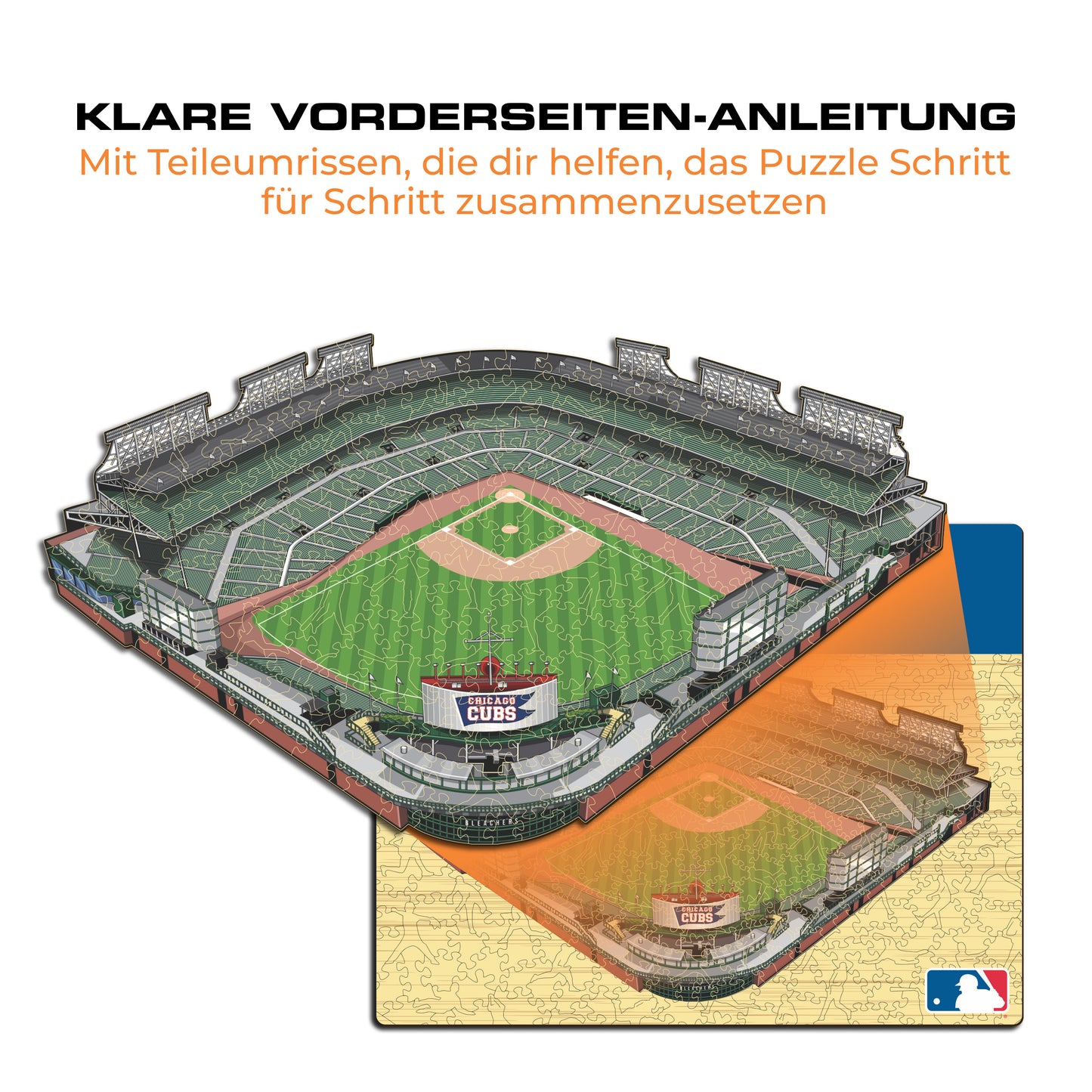 Chicago Cubs™ Wrigley Field - Holzpuzzle