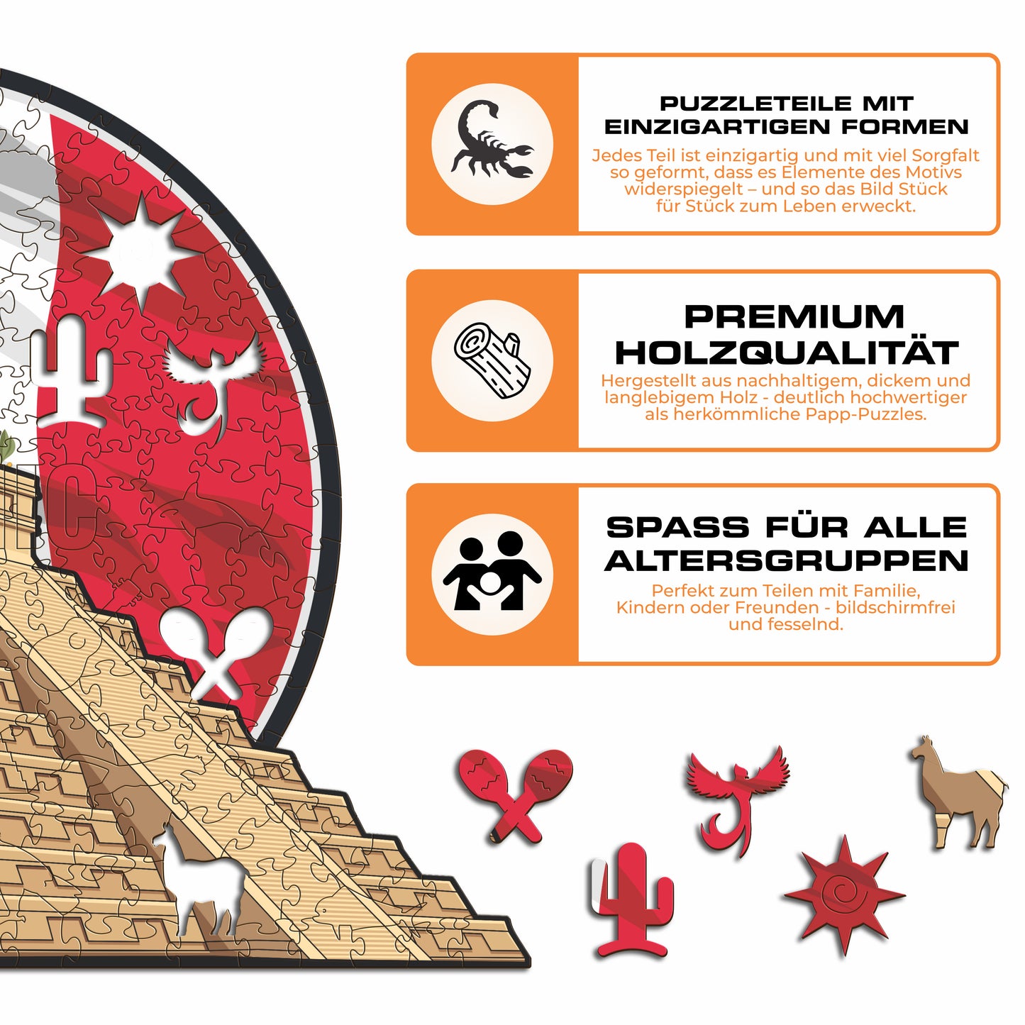 Chichén Itzá - Holzpuzzle
