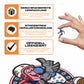 Los Angeles Clippers™ Maskottchen - Holzpuzzle