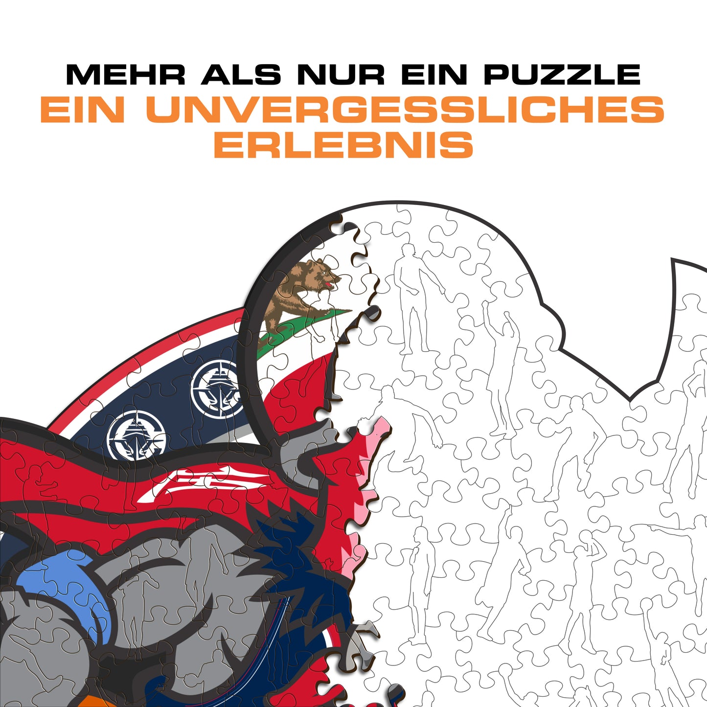 Los Angeles Clippers™ Maskottchen - Holzpuzzle