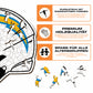 Los Angeles Chargers™ Helm - Holzpuzzle