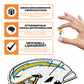 Los Angeles Chargers™ Helm - Holzpuzzle