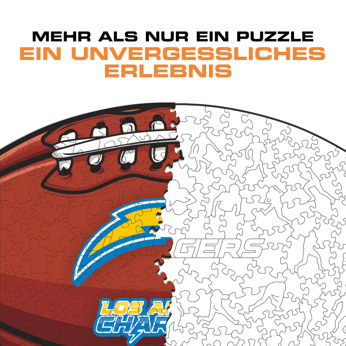 Los Angeles Chargers™ Football - Holzpuzzle
