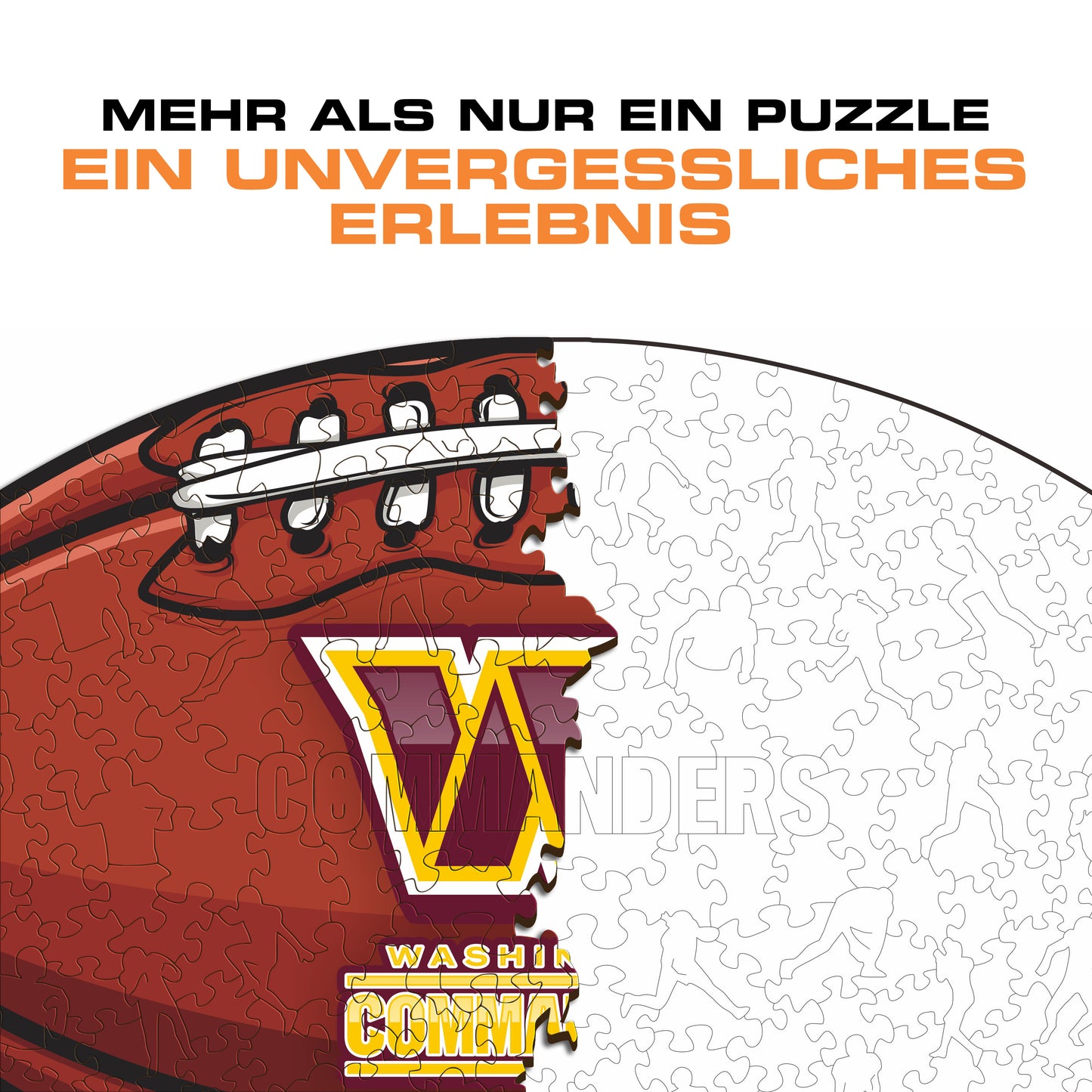 Washington Commanders™ Football - Holzpuzzle