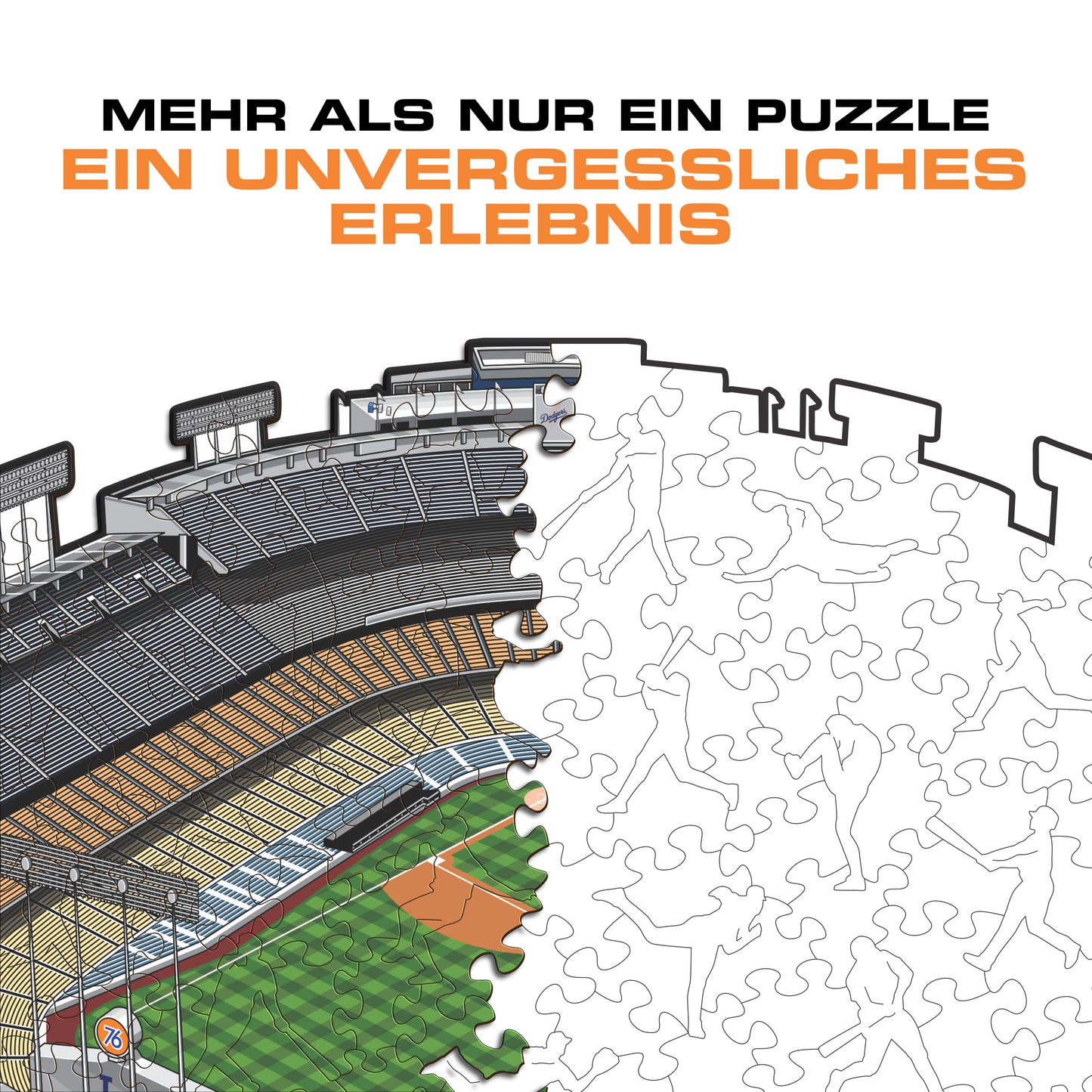 Los Angeles Dodgers™ Dodger Stadium - Holzpuzzle