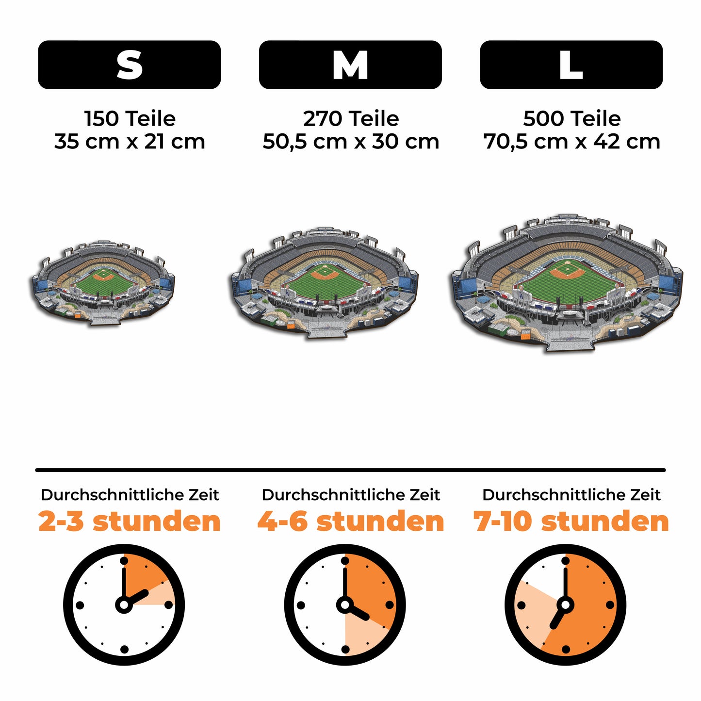 Los Angeles Dodgers™ Dodger Stadium - Holzpuzzle