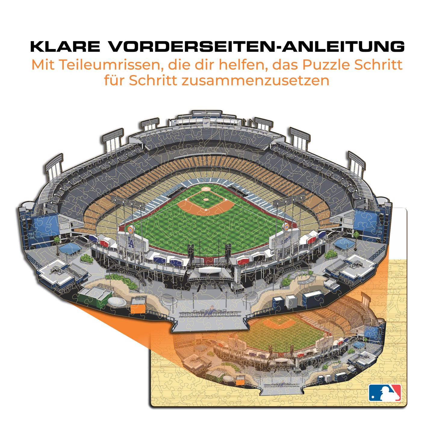 Los Angeles Dodgers™ Dodger Stadium - Holzpuzzle