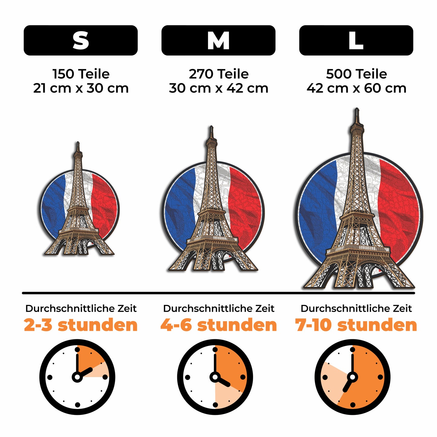 Tour Eiffel - Holzpuzzle