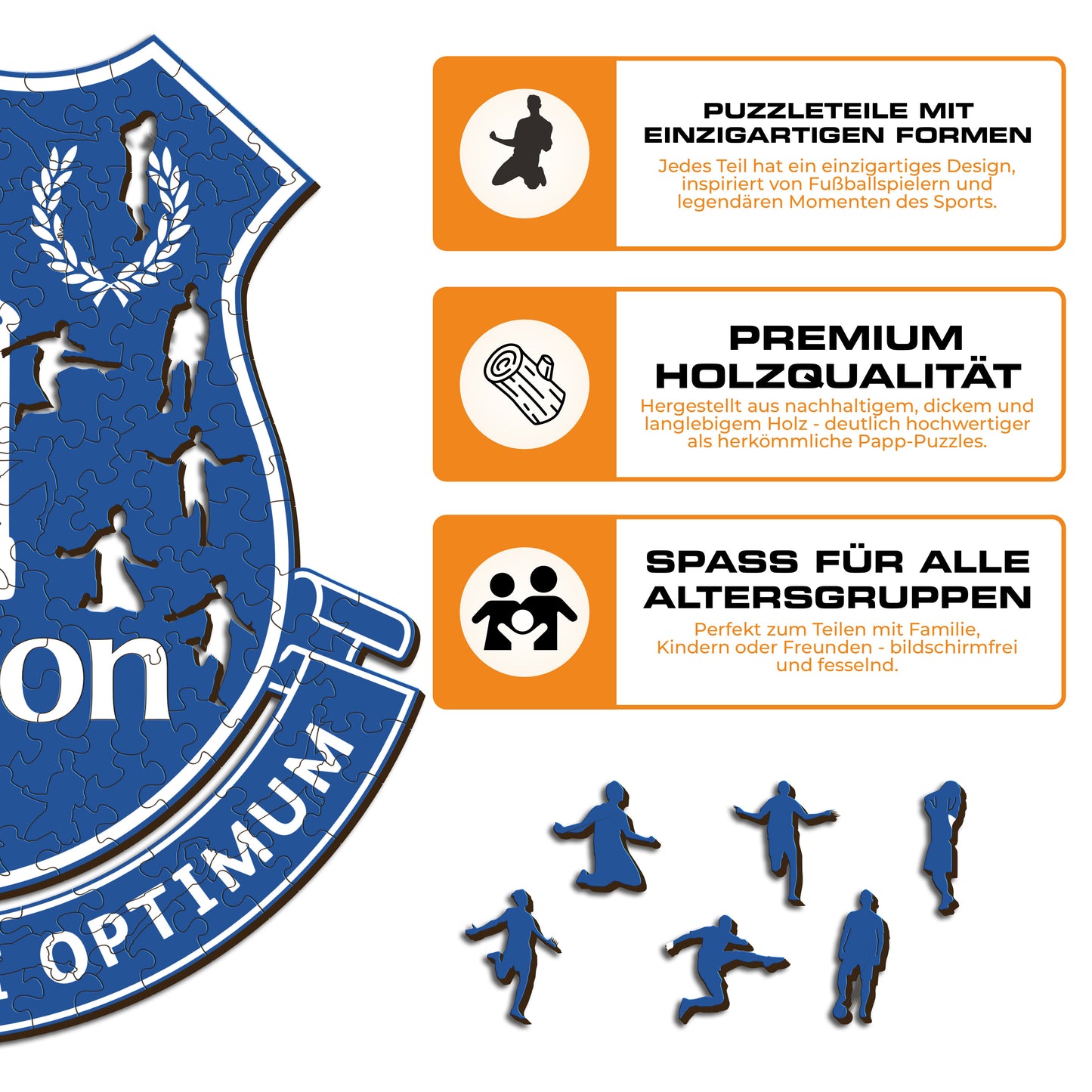 Everton FC® Logo - Holzpuzzle
