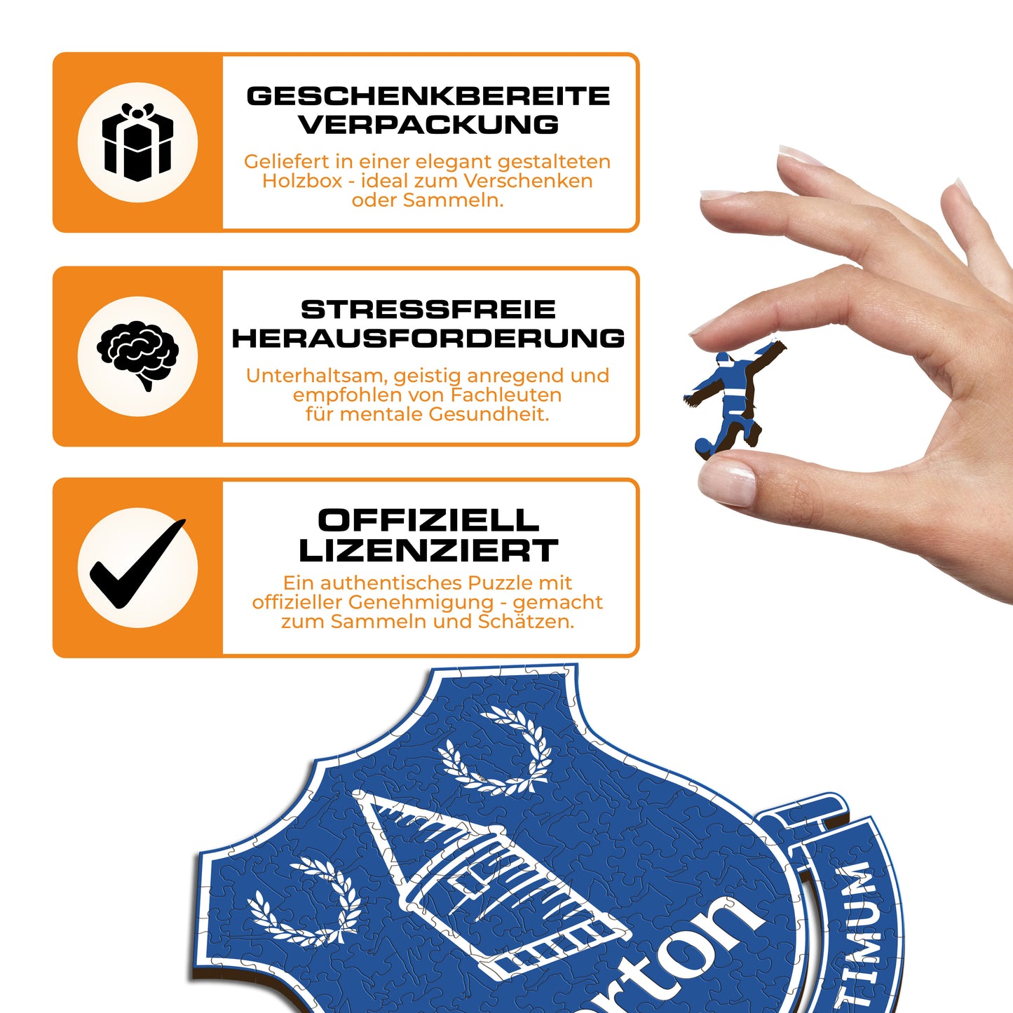 Everton FC® Logo - Holzpuzzle