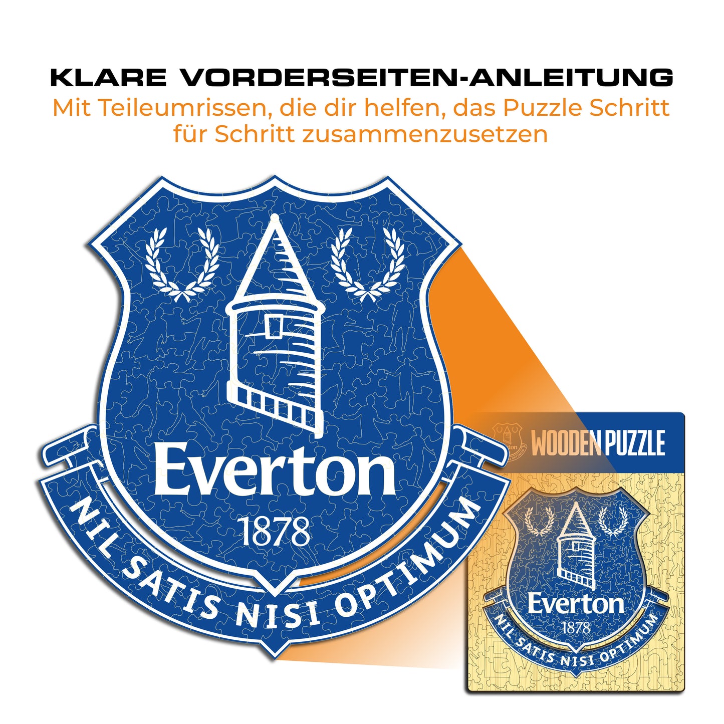 Everton FC® Logo - Holzpuzzle