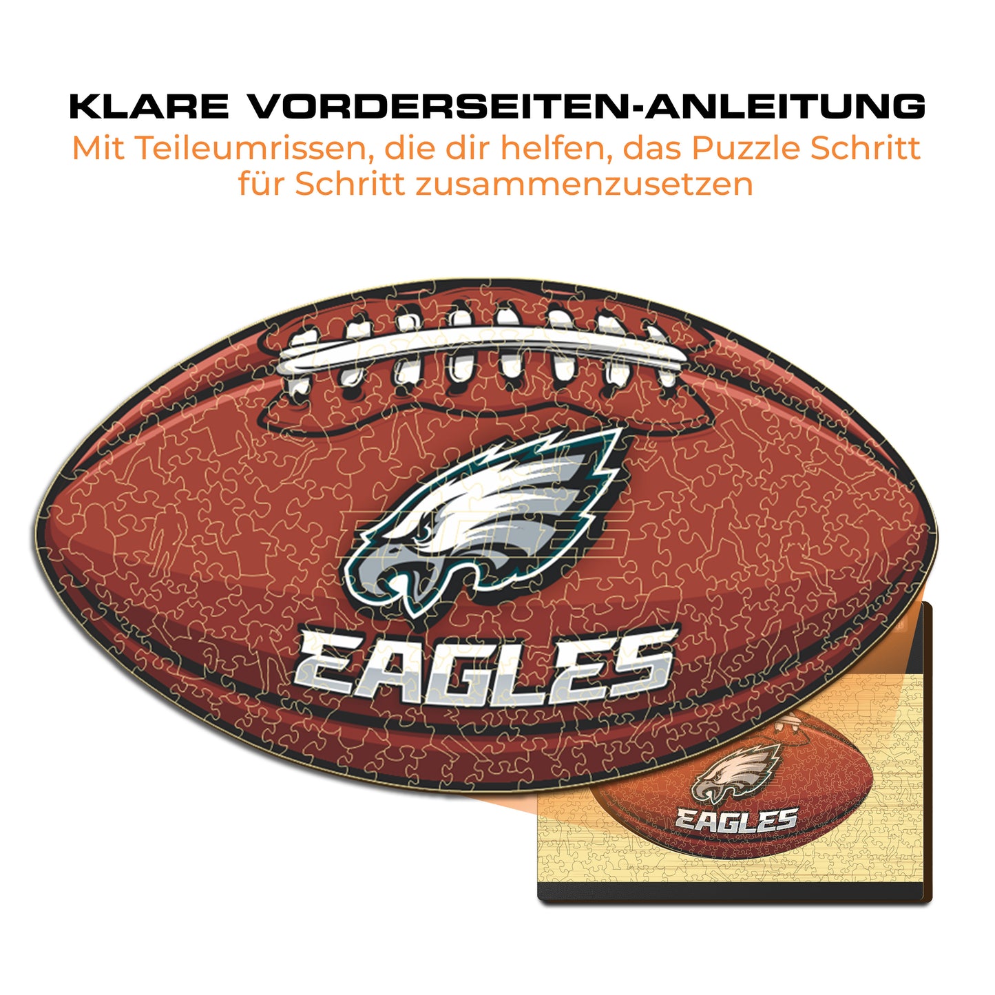 Philadelphia Eagles™ Football - Holzpuzzle