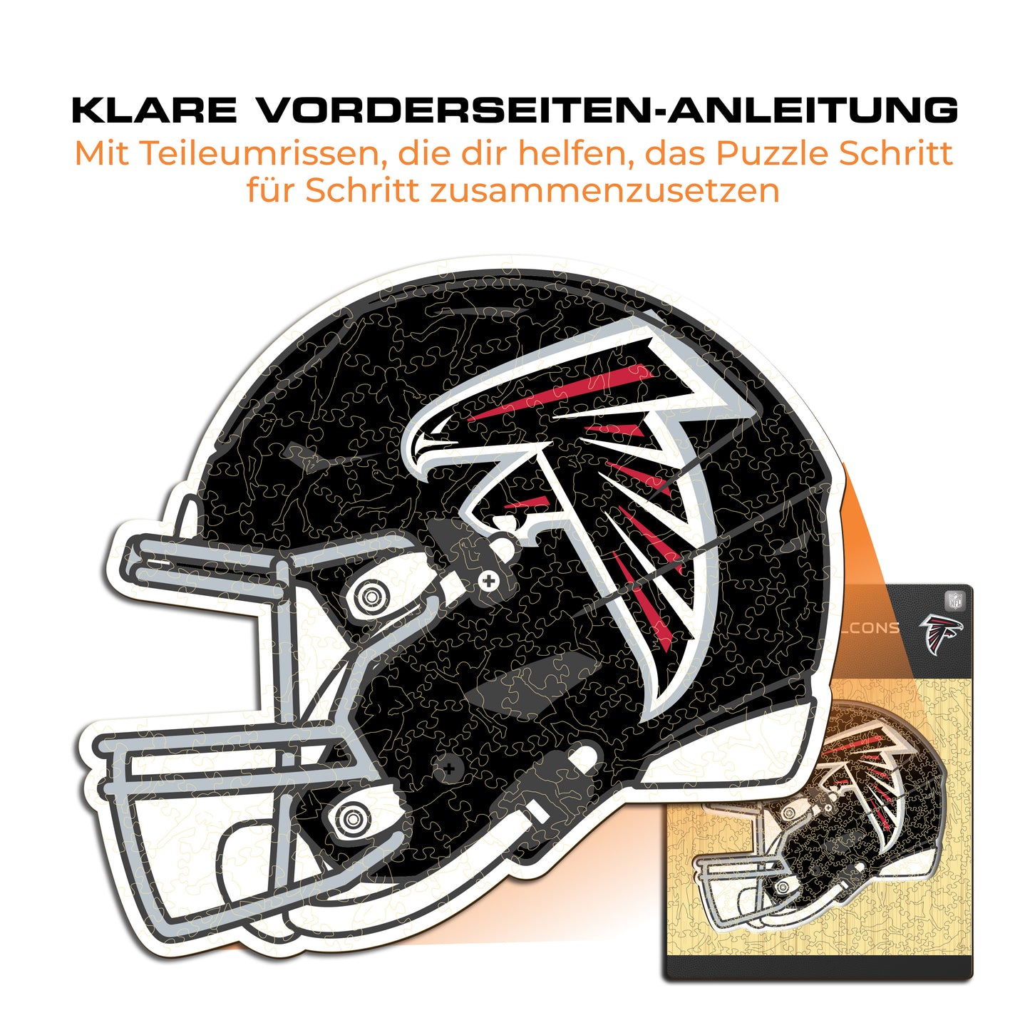 Atlanta Falcons™ Helm - Holzpuzzle