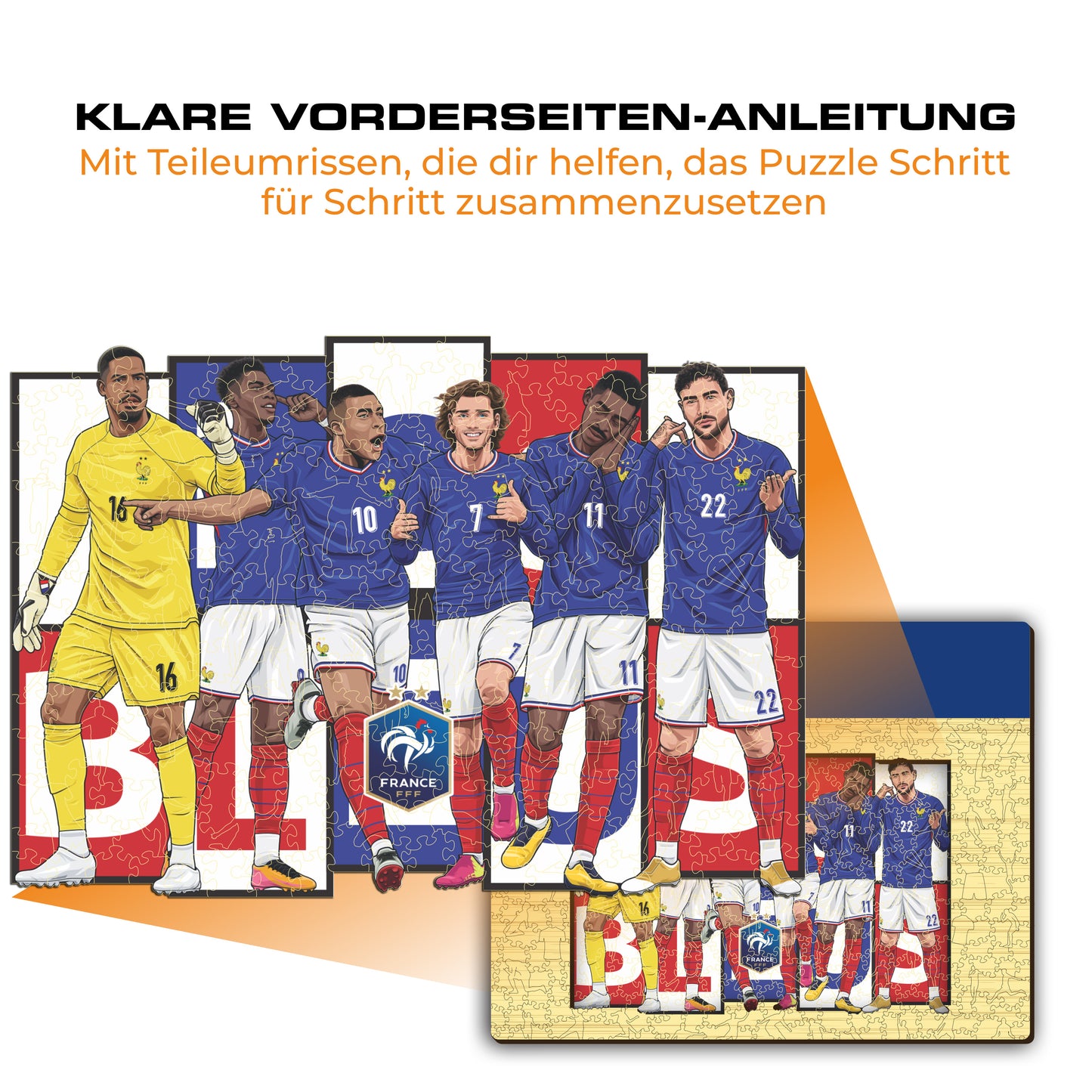 France® 6 Players - Holzpuzzle