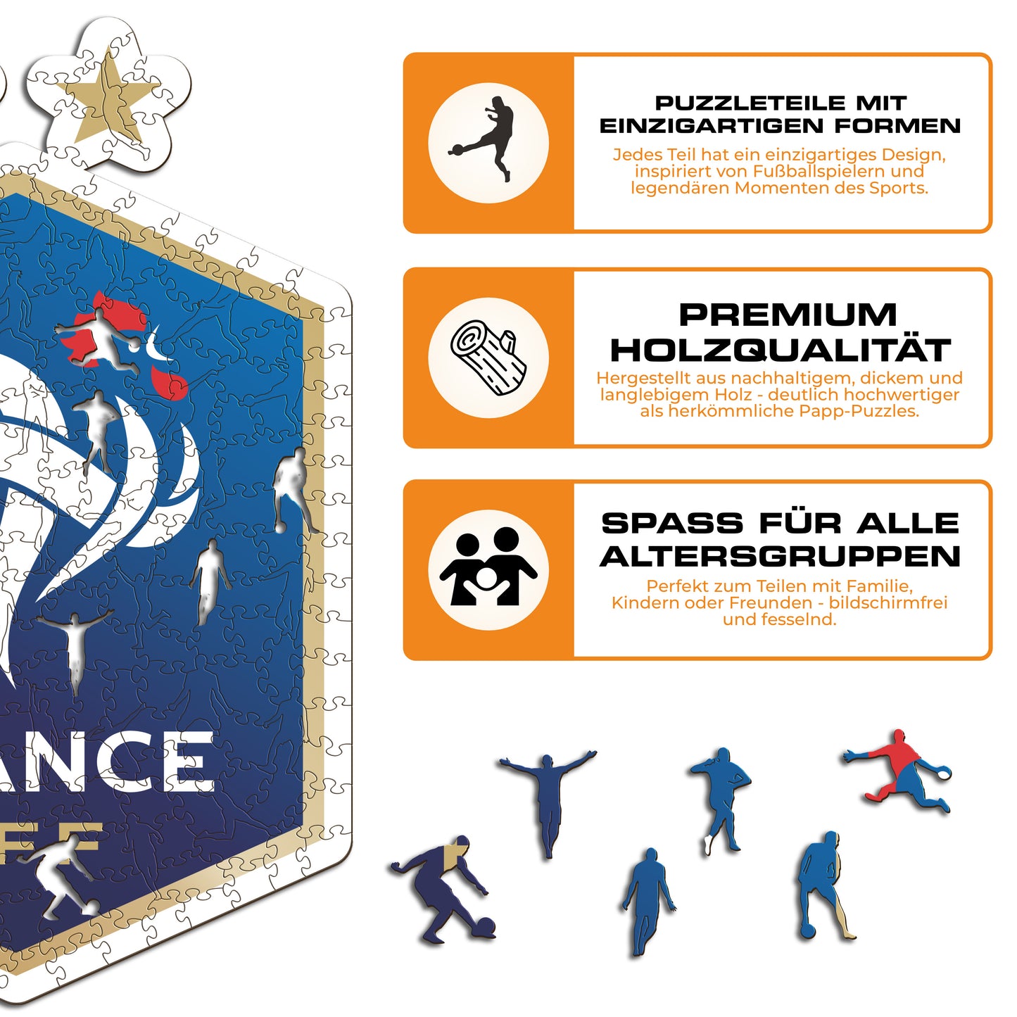 France® Logo - Holzpuzzle