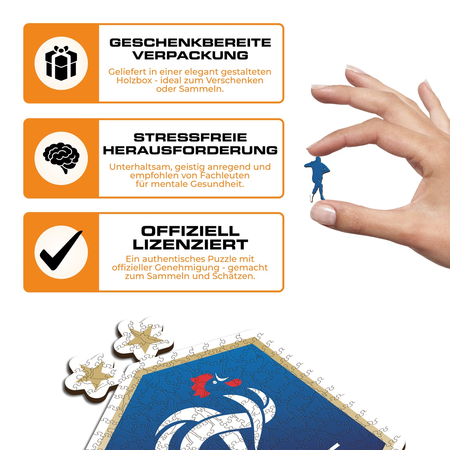 France® Logo - Holzpuzzle