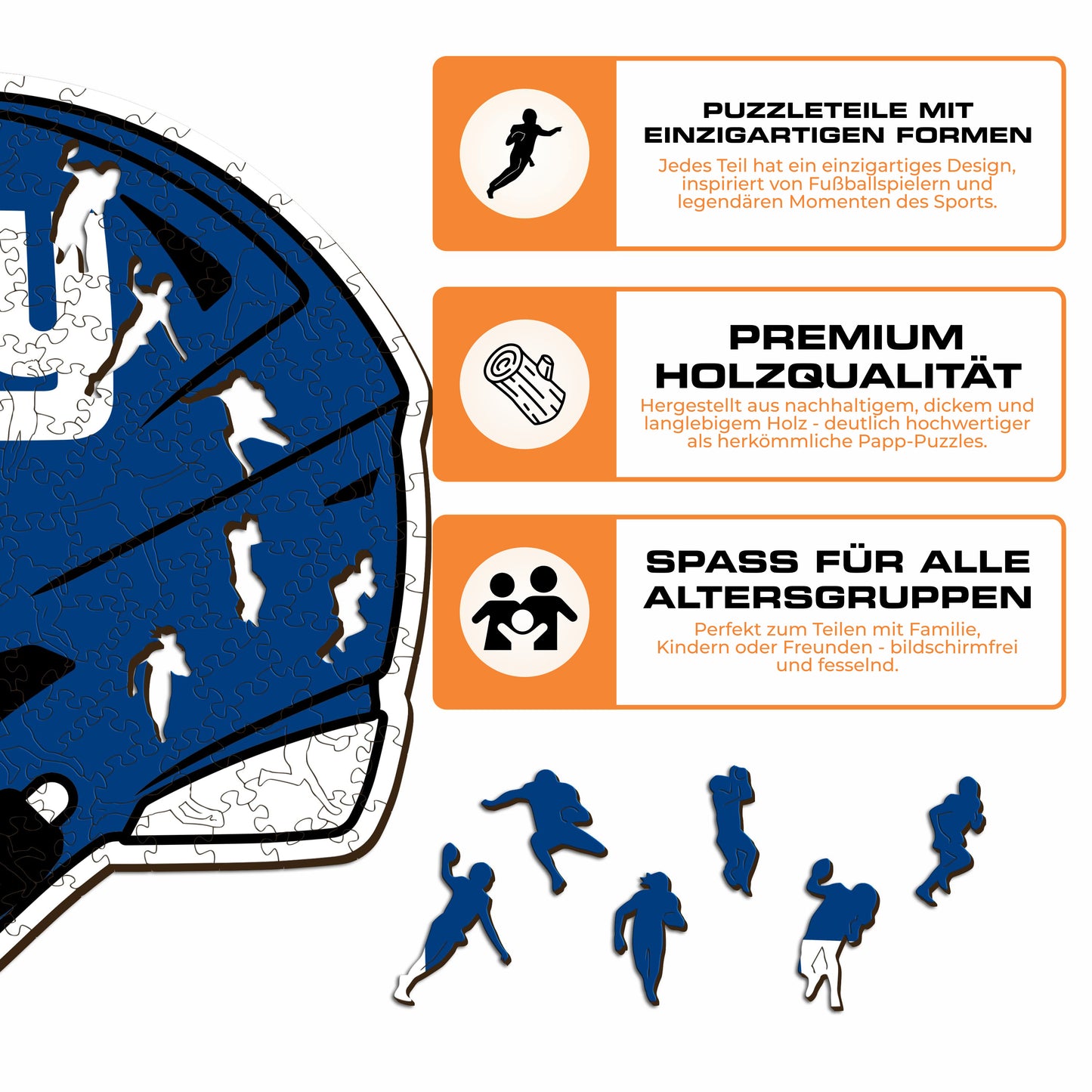 New York Giants™ Helm - Holzpuzzle